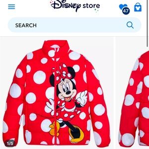 Minnie Mouse puffer jacket